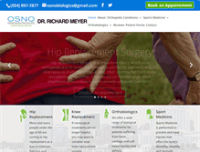 Tablet Screenshot of drrichardmeyer.com